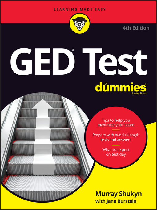 Title details for GED Test For Dummies by Murray Shukyn - Wait list